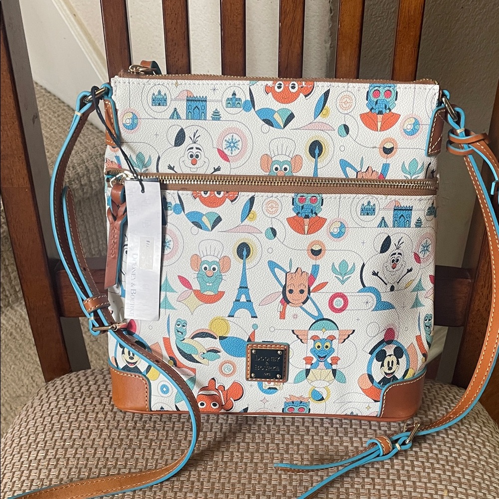 Disney Dooney & Bourke Epcot Reimagined Crossbody Bag